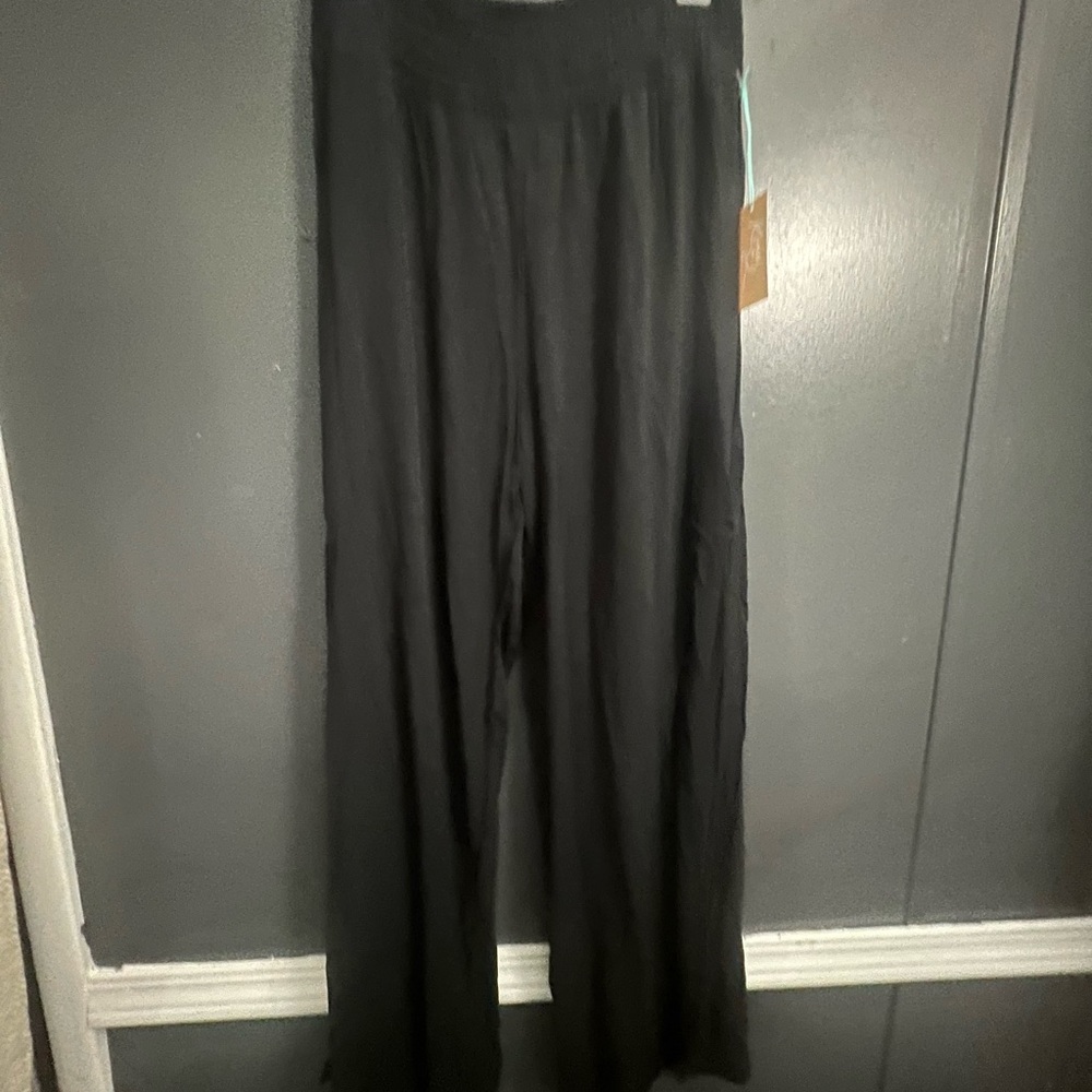 Black Wide-Leg Pants